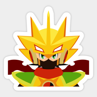 Sol Cross Mega Man Sticker